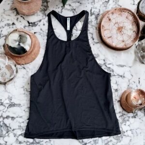 Fabletics Black Racerback Workout Tank Size XXS Loose Fit
